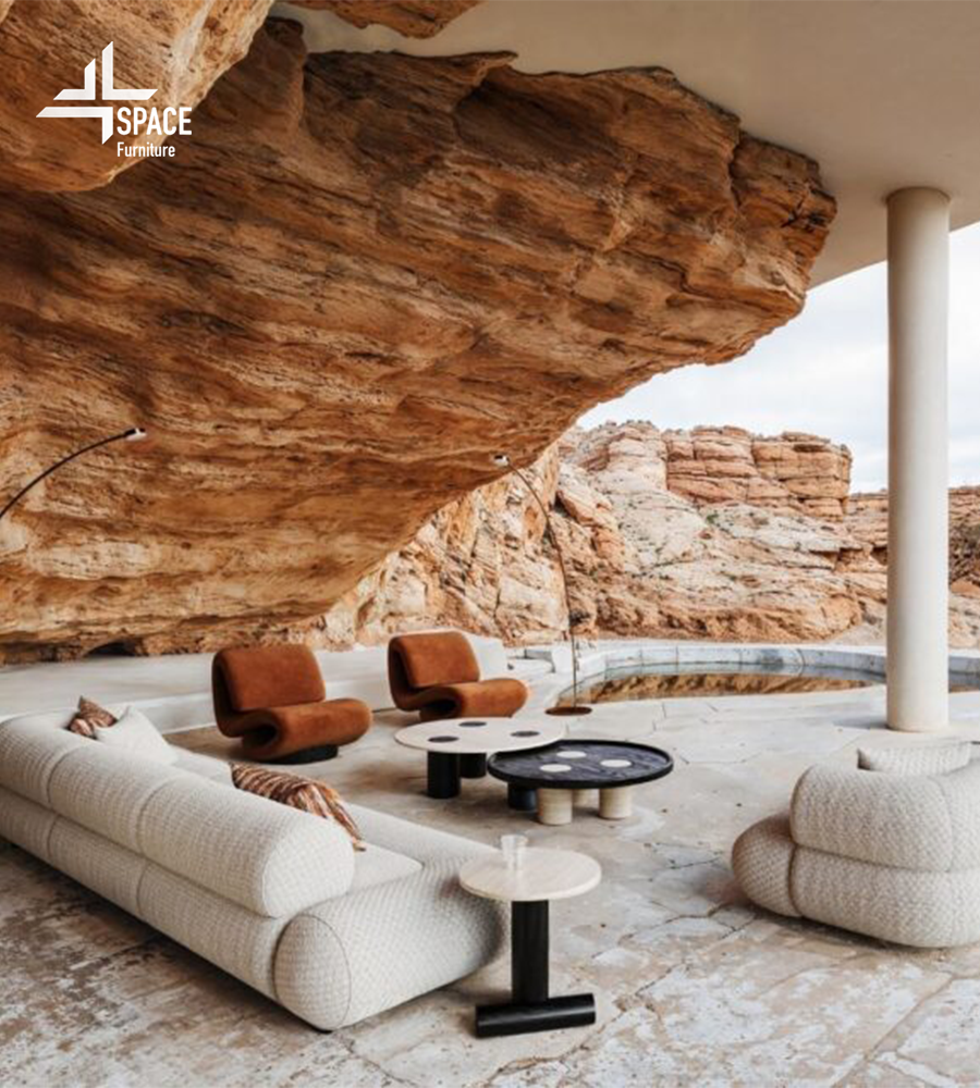 كنب فردي بتصميم حرف S