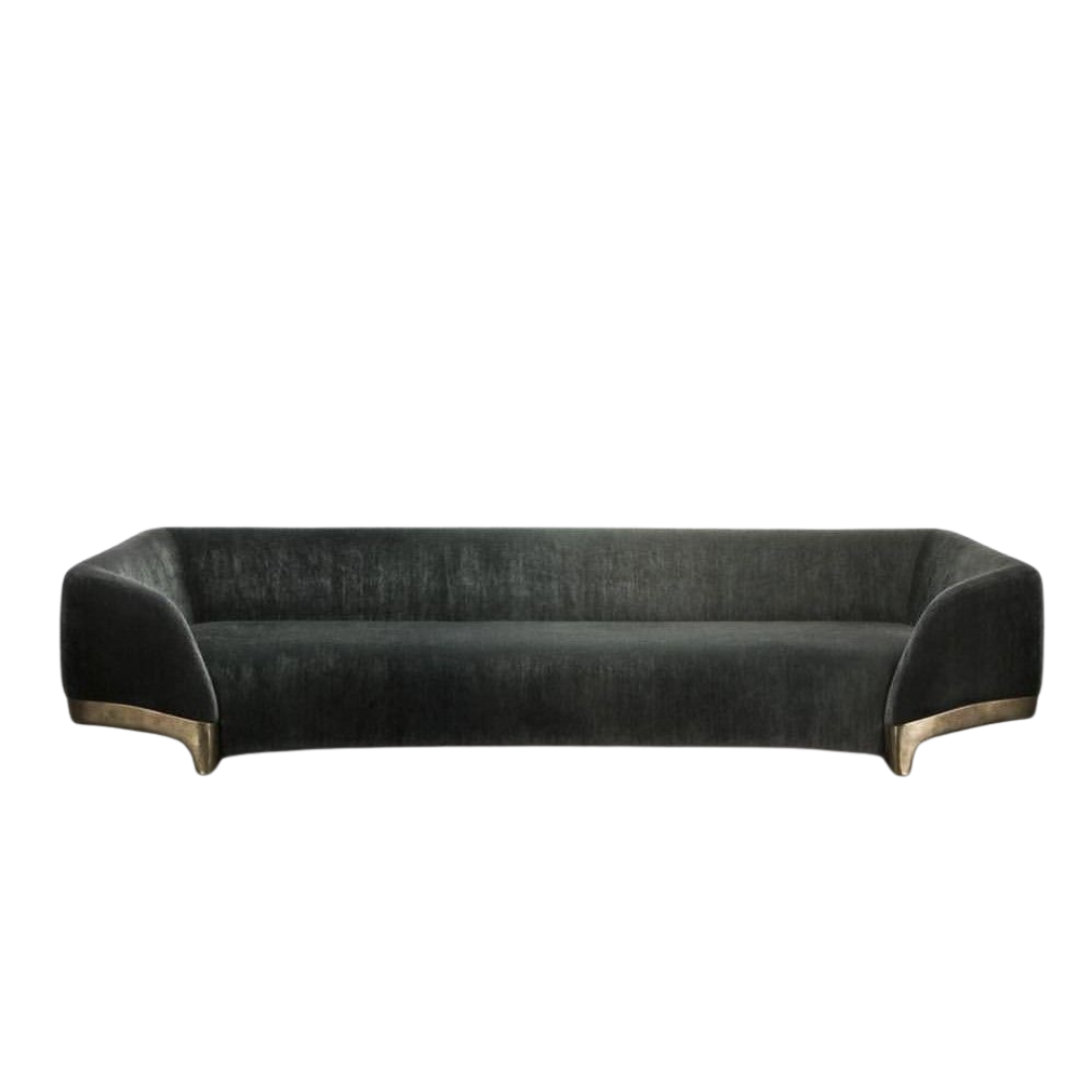 Luxurious Velvet Sofa