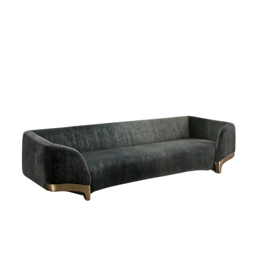 Luxurious Velvet Sofa