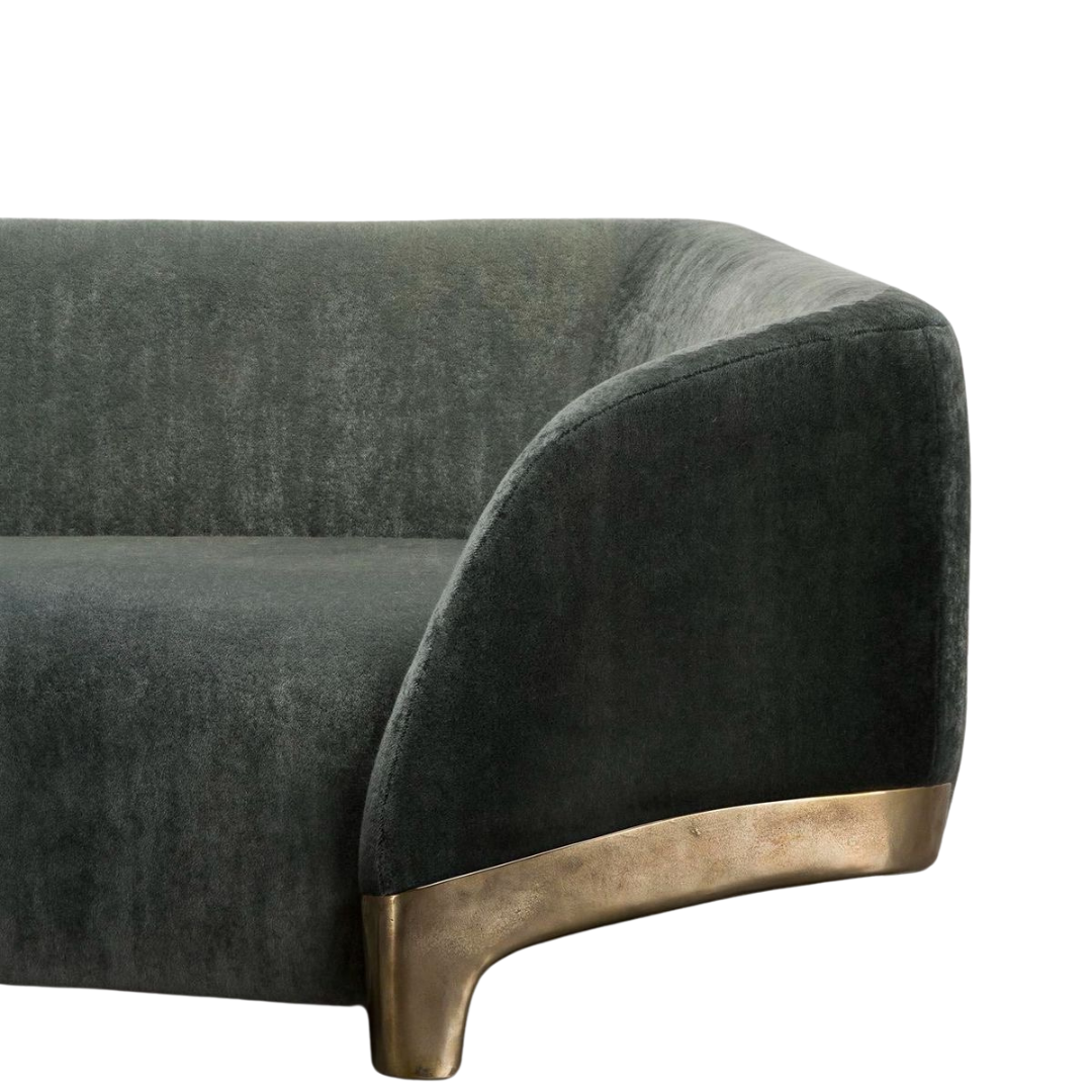 Luxurious Velvet Sofa